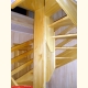 Лестницы ЭКОНОМ-класса  по индивидуальным проектам из массива сосны, проектирование, изготовление, монтаж 