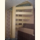 Лестницы ЭКОНОМ-класса  по индивидуальным проектам из массива сосны, проектирование, изготовление, монтаж Зашивка корткаса лестницы из металла